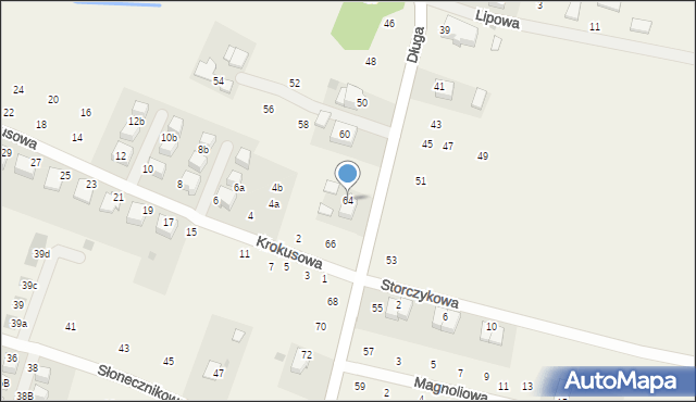 Rybna, Długa, 64, mapa Rybna