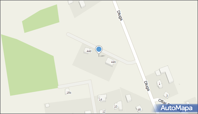 Rybno, Długa, 44c, mapa Rybno