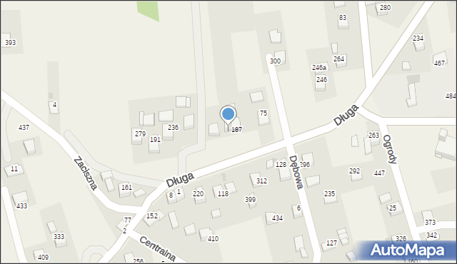 Rzozów, Długa, 126, mapa Rzozów
