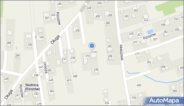 Rzozów, Długa, 131, mapa Rzozów