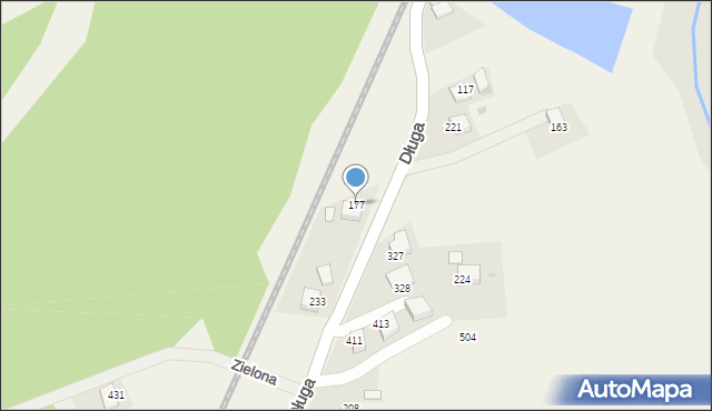 Rzozów, Długa, 14, mapa Rzozów