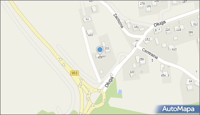 Rzozów, Długa, 158, mapa Rzozów