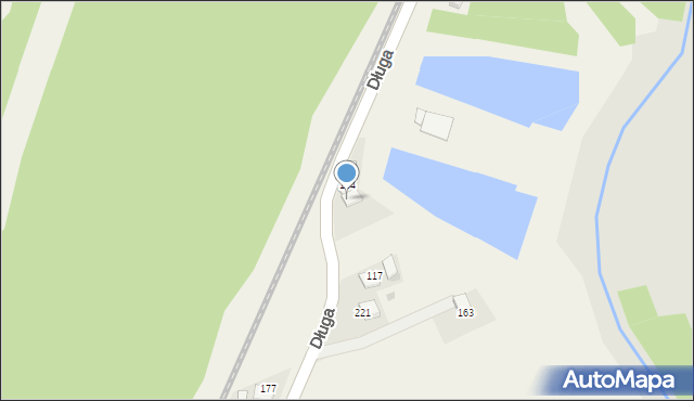 Rzozów, Długa, 17, mapa Rzozów