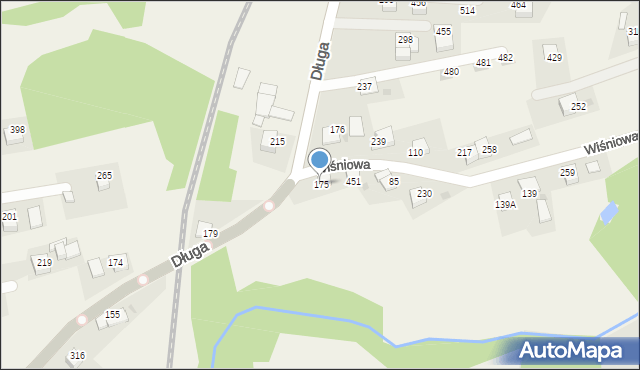 Rzozów, Długa, 93, mapa Rzozów