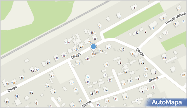 Sade Budy, Długa, 41A, mapa Sade Budy