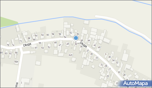 Samborowice, Długa, 41, mapa Samborowice