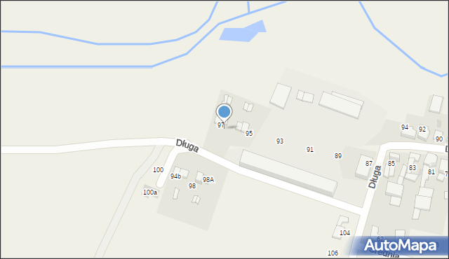 Samborowice, Długa, 97A, mapa Samborowice