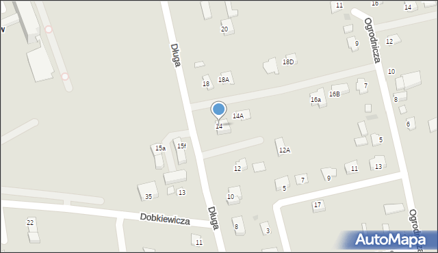 Sandomierz, Długa, 14, mapa Sandomierza