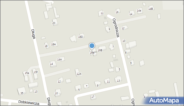Sandomierz, Długa, 16a, mapa Sandomierza