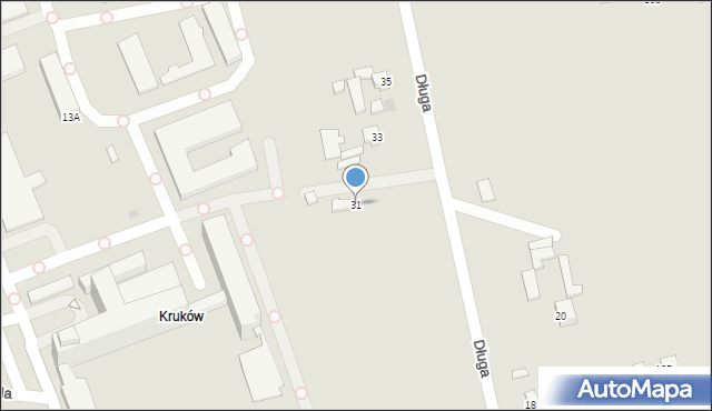 Sandomierz, Długa, 31, mapa Sandomierza