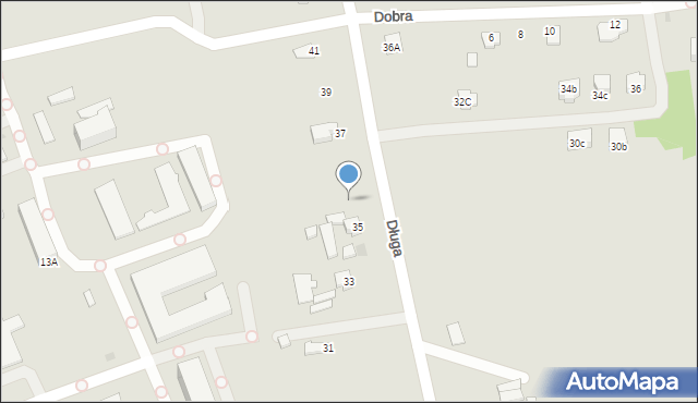 Sandomierz, Długa, 35a, mapa Sandomierza