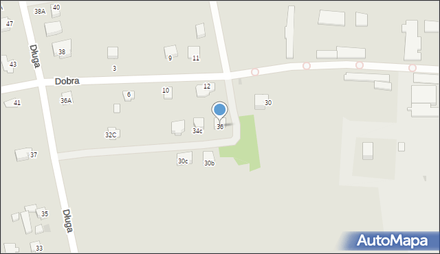 Sandomierz, Długa, 36, mapa Sandomierza