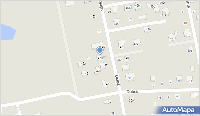 Sandomierz, Długa, 47A, mapa Sandomierza