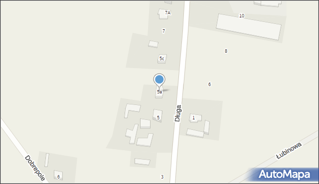 Sarbinowo, Długa, 5a, mapa Sarbinowo