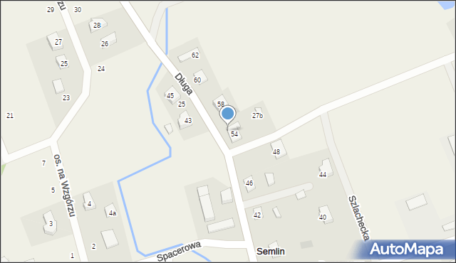 Semlin, Długa, 56, mapa Semlin