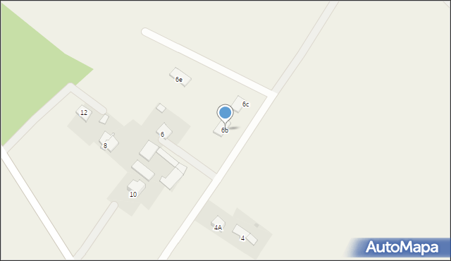 Serock, Długa, 6b, mapa Serock