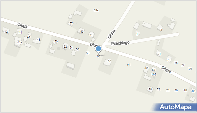 Sieciechowice, Długa, 60, mapa Sieciechowice
