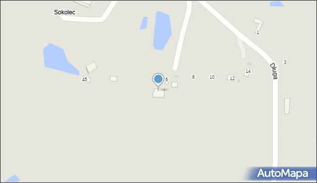 Siedliszcze, Długa, 6a, mapa Siedliszcze