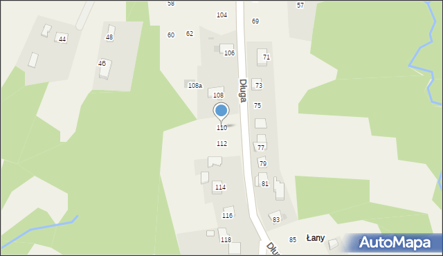 Siepraw, Długa, 110, mapa Siepraw