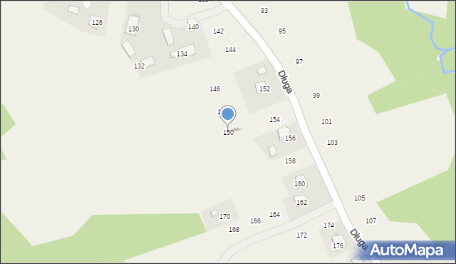 Siepraw, Długa, 150, mapa Siepraw