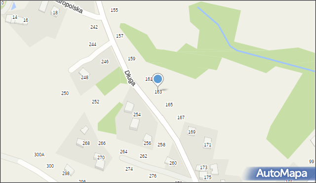 Siepraw, Długa, 163, mapa Siepraw