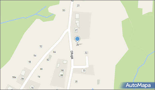 Siepraw, Długa, 29, mapa Siepraw