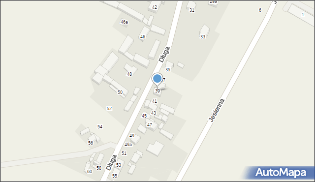 Sierakowo, Długa, 39, mapa Sierakowo