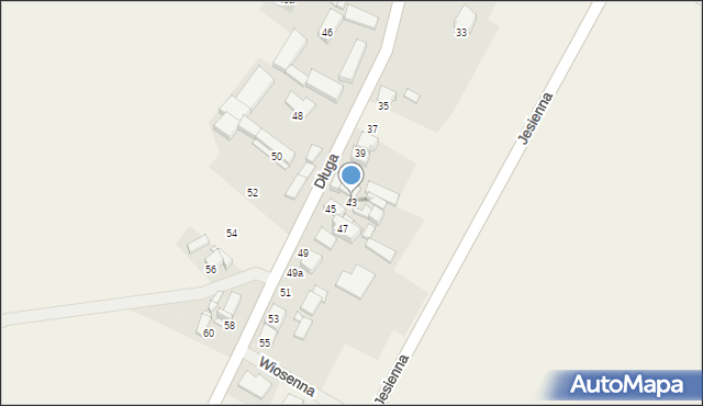 Sierakowo, Długa, 43, mapa Sierakowo