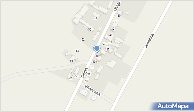 Sierakowo, Długa, 49, mapa Sierakowo