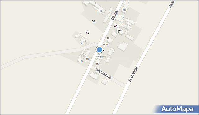 Sierakowo, Długa, 53, mapa Sierakowo