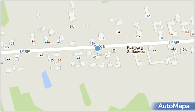 Siewierz, Długa, 21, mapa Siewierz