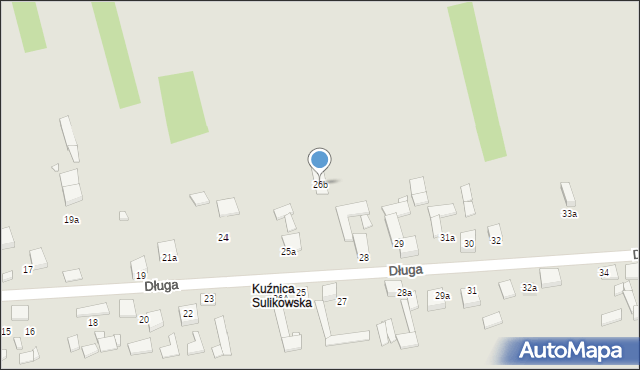 Siewierz, Długa, 26b, mapa Siewierz