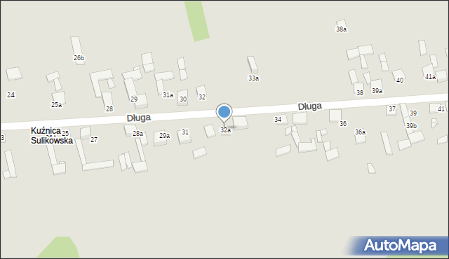 Siewierz, Długa, 32a, mapa Siewierz