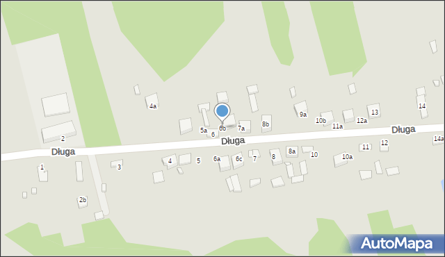 Siewierz, Długa, 6b, mapa Siewierz