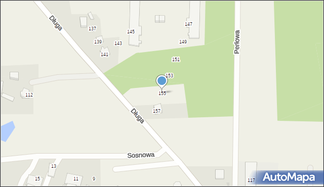Skrzeszewo, Długa, 155, mapa Skrzeszewo