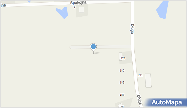 Skrzeszewo, Długa, 178b, mapa Skrzeszewo