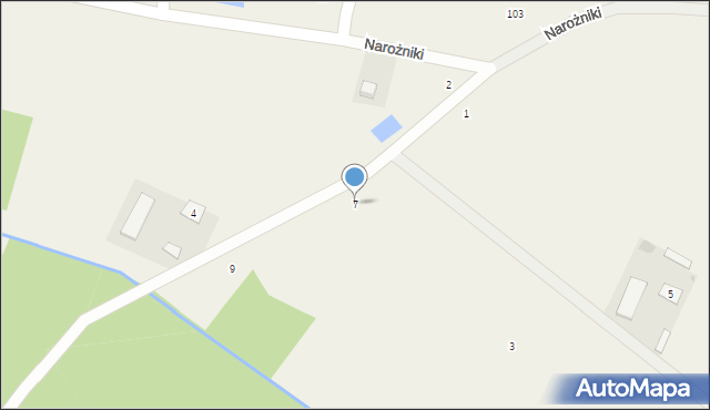 Smyków, Długa, 7, mapa Smyków