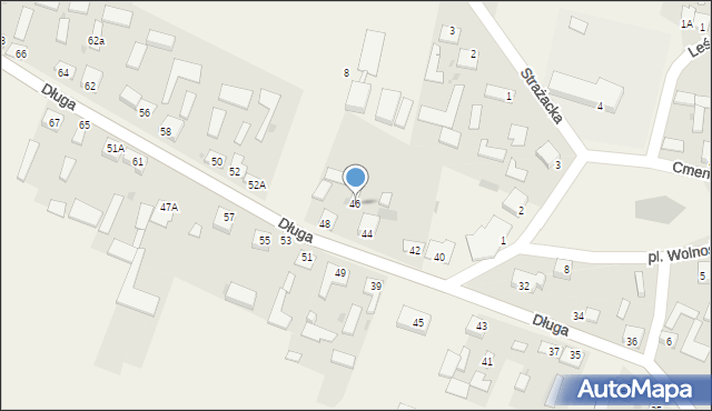 Soborzyce, Długa, 46, mapa Soborzyce