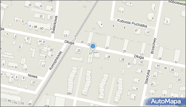Sochaczew, Długa, 24, mapa Sochaczew
