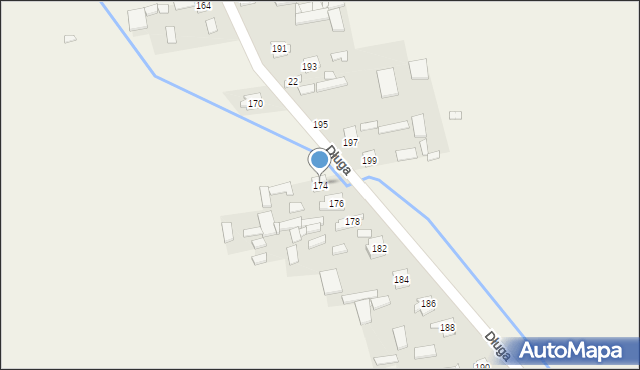Sokolnik, Długa, 174, mapa Sokolnik