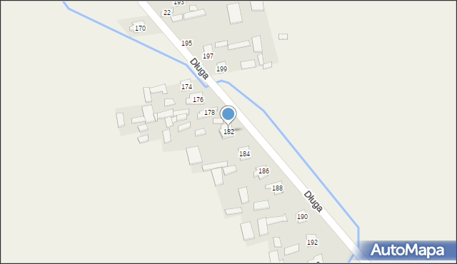 Sokolnik, Długa, 182, mapa Sokolnik