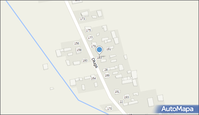 Sokolnik, Długa, 183, mapa Sokolnik