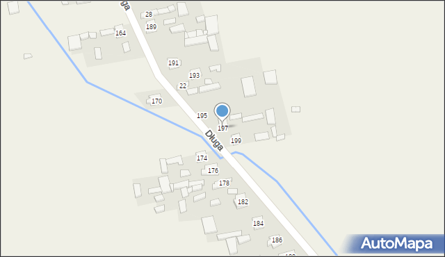 Sokolnik, Długa, 197, mapa Sokolnik