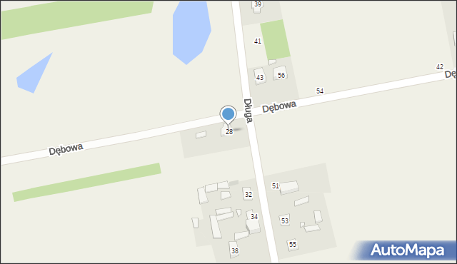 Sokolnik, Długa, 28, mapa Sokolnik