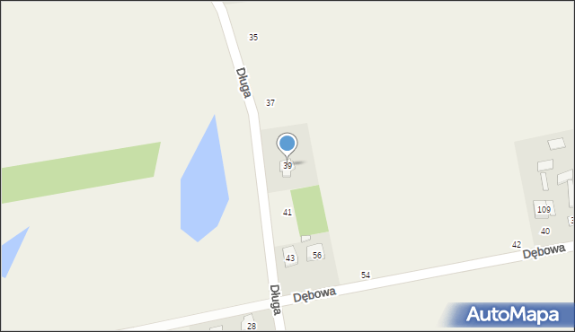 Sokolnik, Długa, 39, mapa Sokolnik