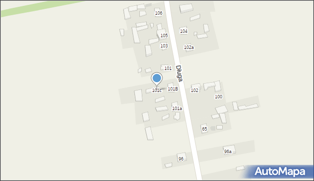 Sokolnik, Długa, 42a, mapa Sokolnik