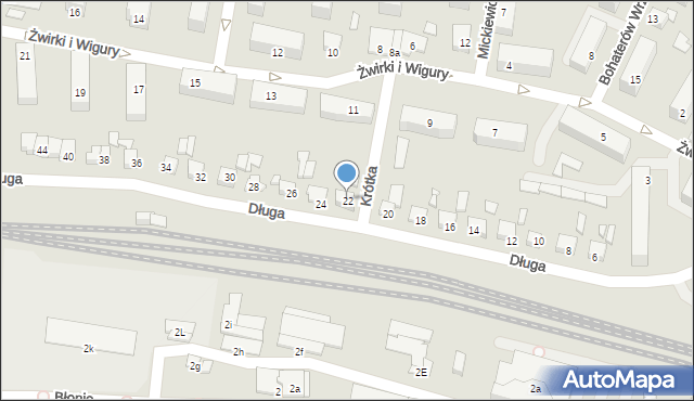 Solec Kujawski, Długa, 22, mapa Solec Kujawski
