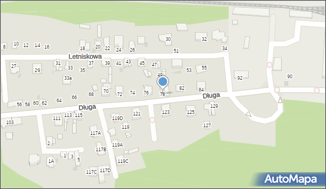 Sosnowiec, Długa, 78, mapa Sosnowca