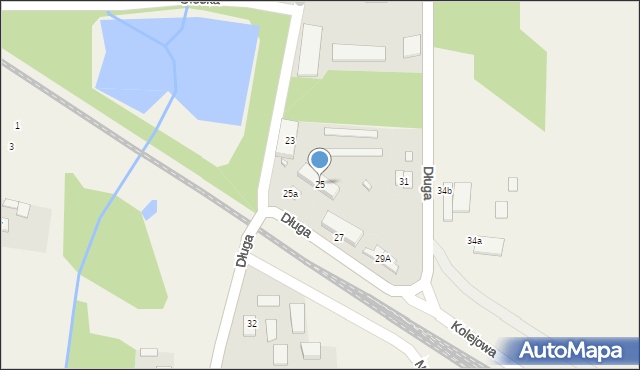 Sowczyce, Długa, 25, mapa Sowczyce