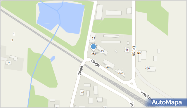 Sowczyce, Długa, 25a, mapa Sowczyce